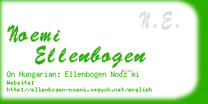 noemi ellenbogen business card